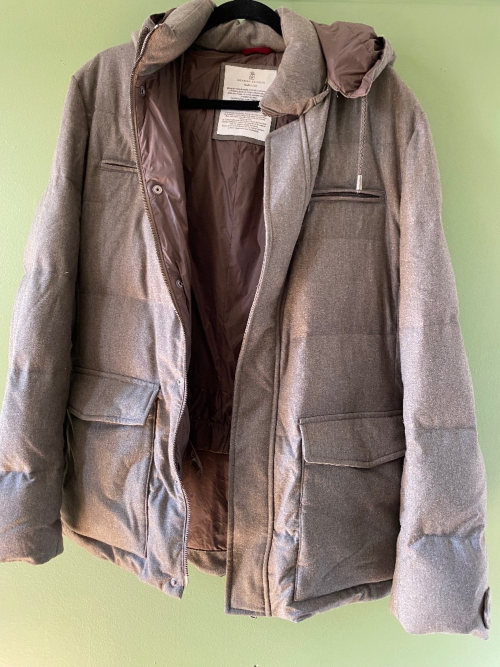 Brunello Cucinelli Down Hooded Coat